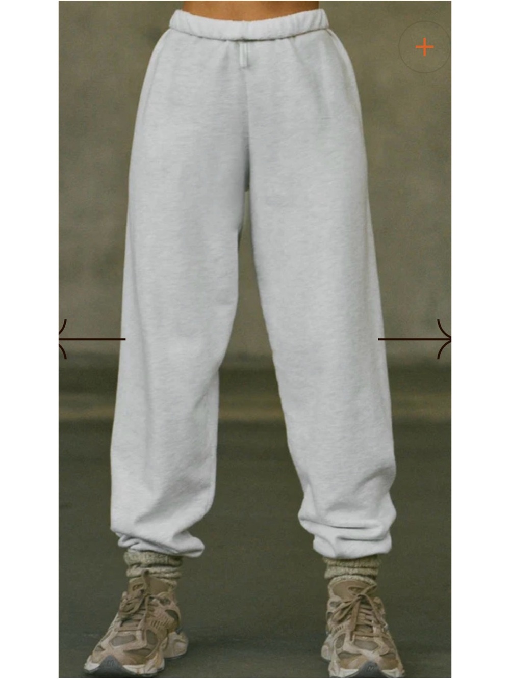 Light Gray Relaxed Sweatpants
